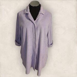 Lavender Women's Plus-Size Bathrobe